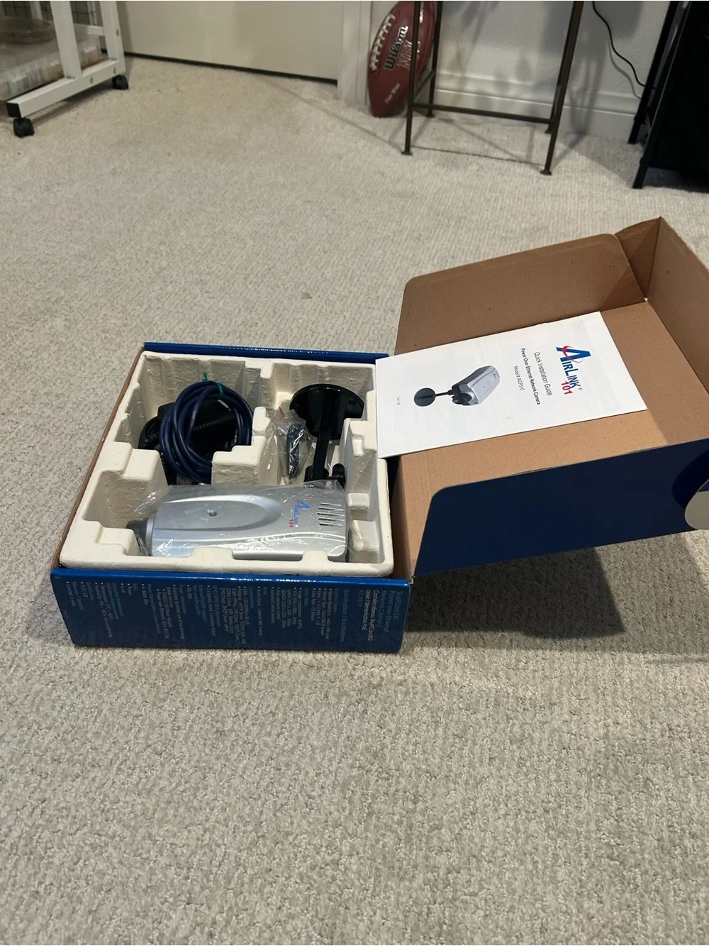 Link SkyIPCam310 Power over Ethernet Network Camera - Blue